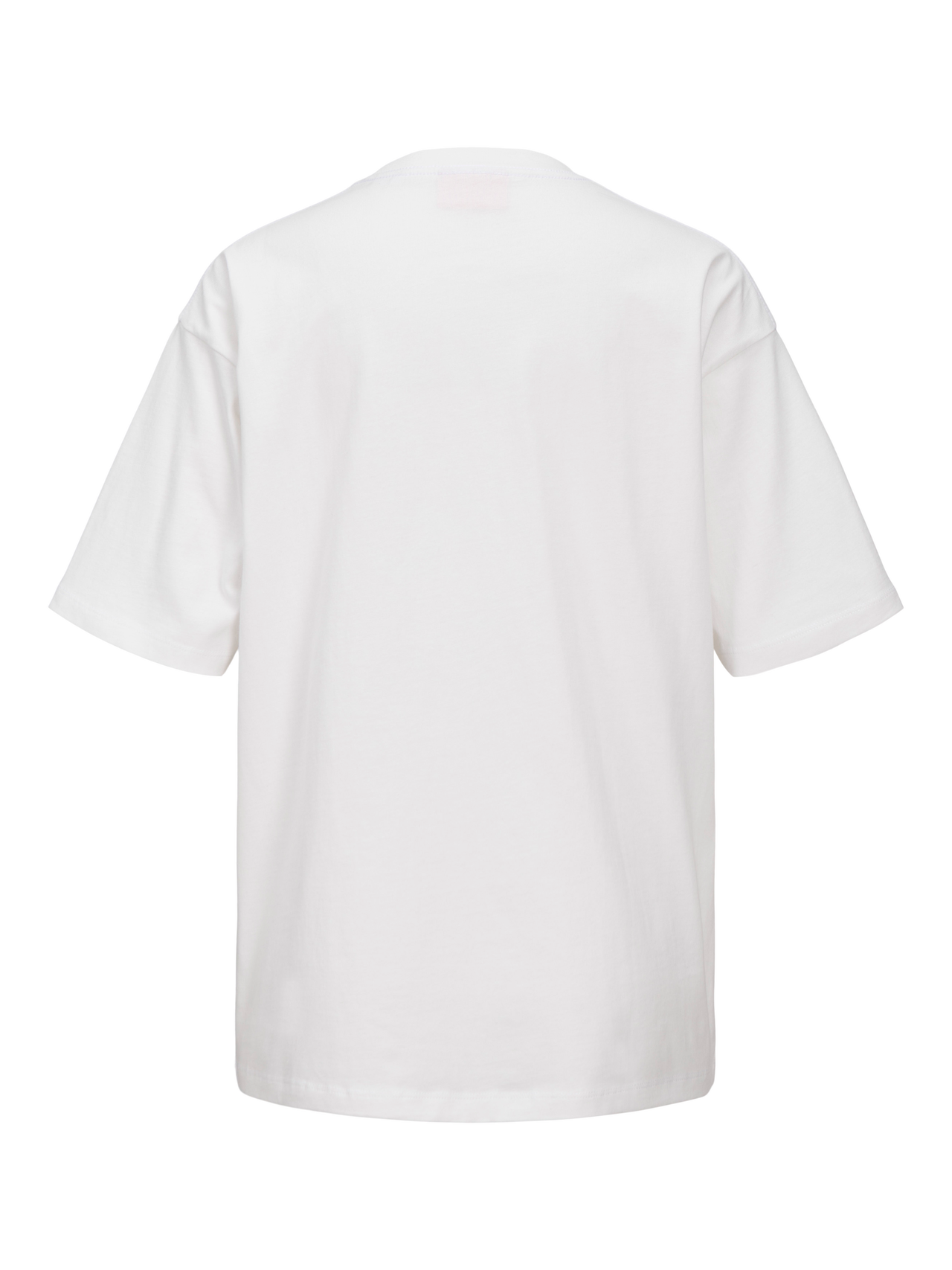 JJXX Χαλαρή εφαρμογή Λαιμόκοψη O Κοντομάνικο μπλουζάκι -Bright White - 12270402